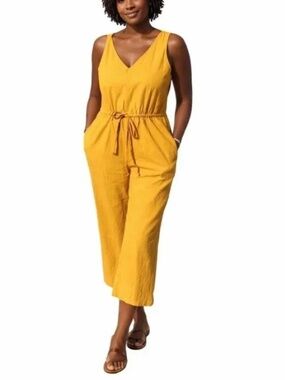 NWT‎ Anthropologie Drew Linen Blend Jumpsuit  Sz M